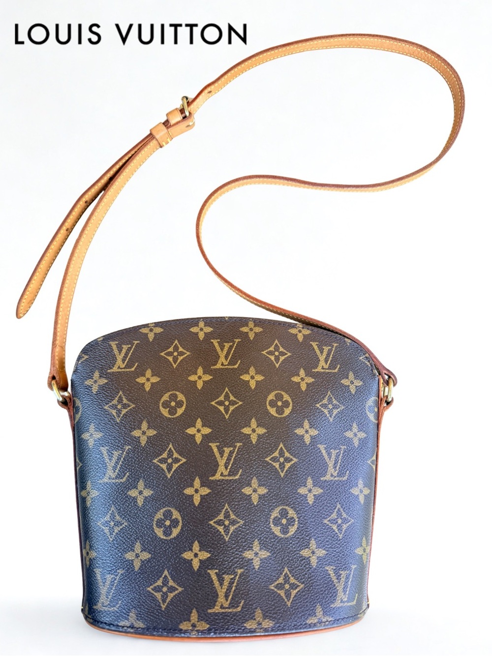 Louis Vuitton Monogram Drouot Crossbody Bag M51290 + LV Dust bag + COA